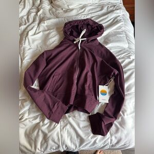 Women's Vuori Purple zip up Hoodie
